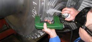 MT inspection with magnetic particles